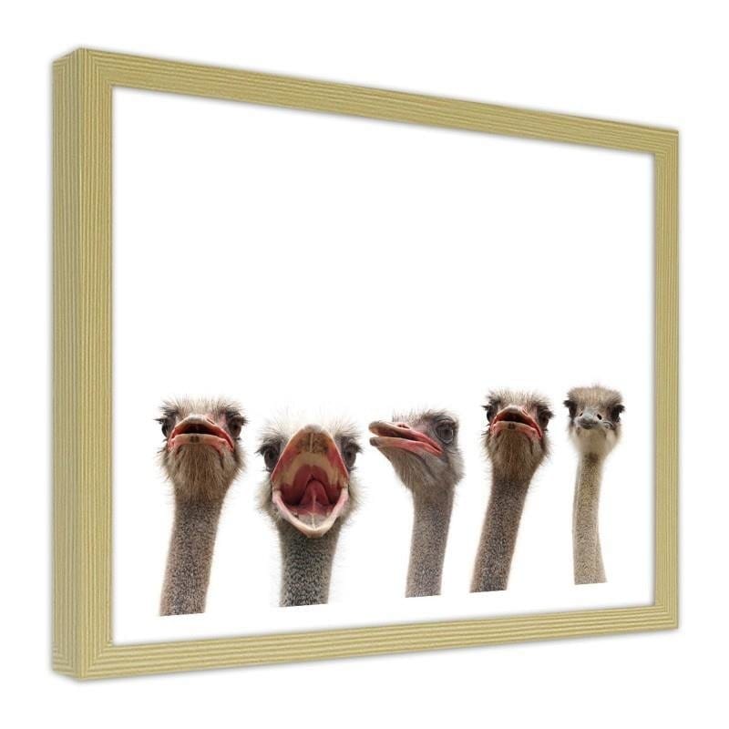 Glezna bēšā rāmī - Strusie Home Trends DECO