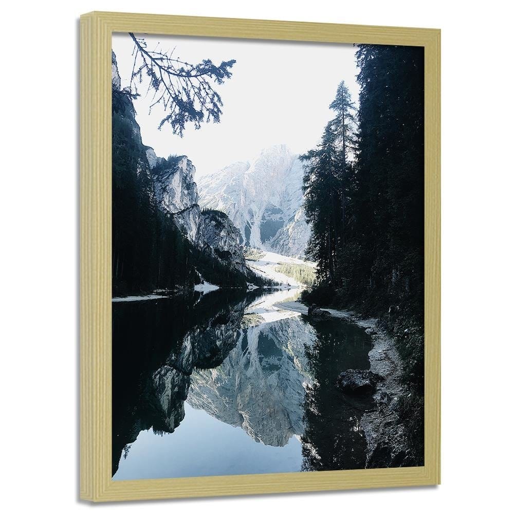 Glezna bēšā rāmī - Summit In Water Home Trends DECO