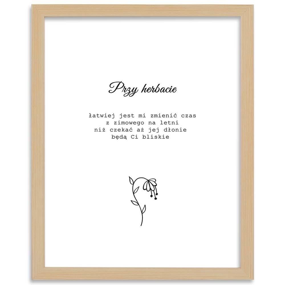 Glezna bēšā rāmī - Tea Home Trends DECO