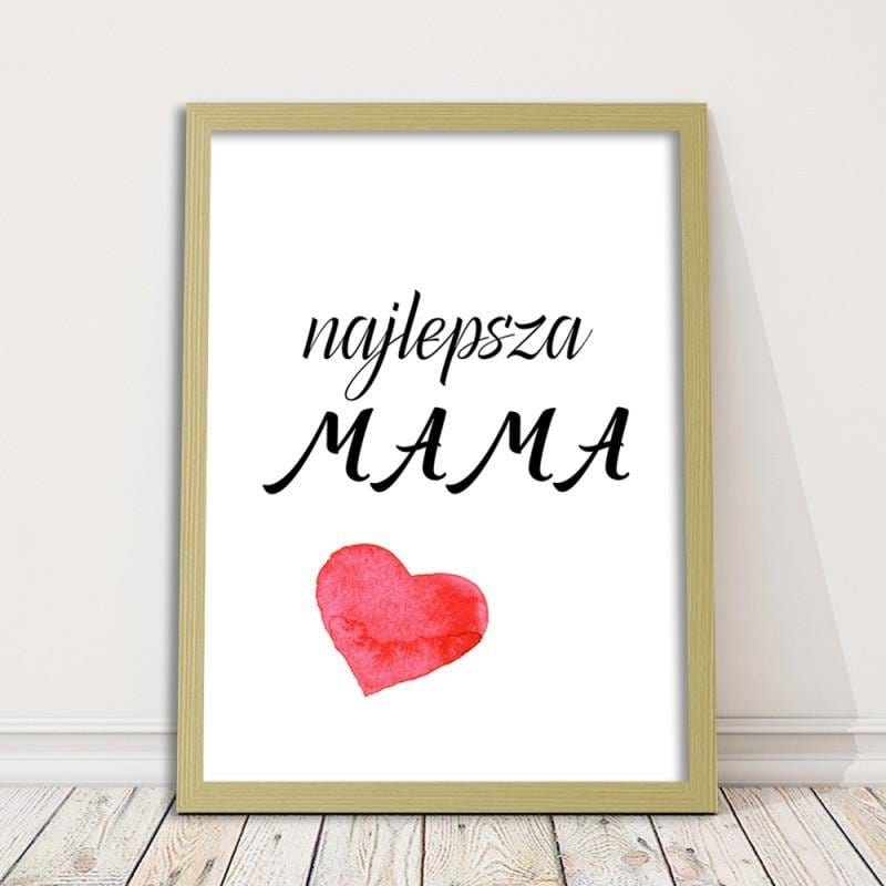 Glezna bēšā rāmī - The best mom  Home Trends DECO