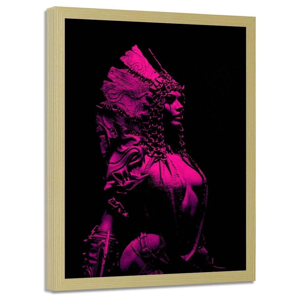 Glezna bēšā rāmī - The Pink Goddness Home Trends DECO
