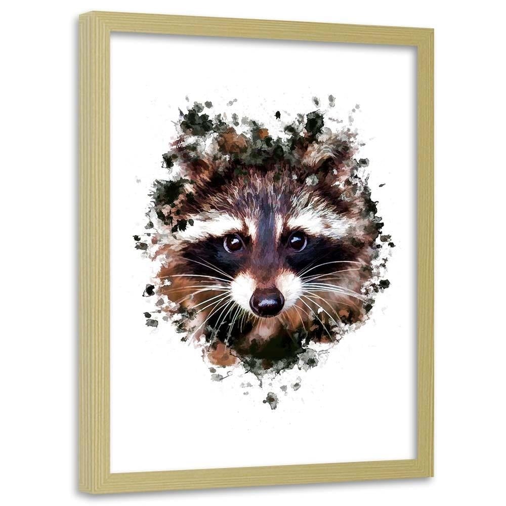 Glezna bēšā rāmī - The Raccoon Home Trends DECO