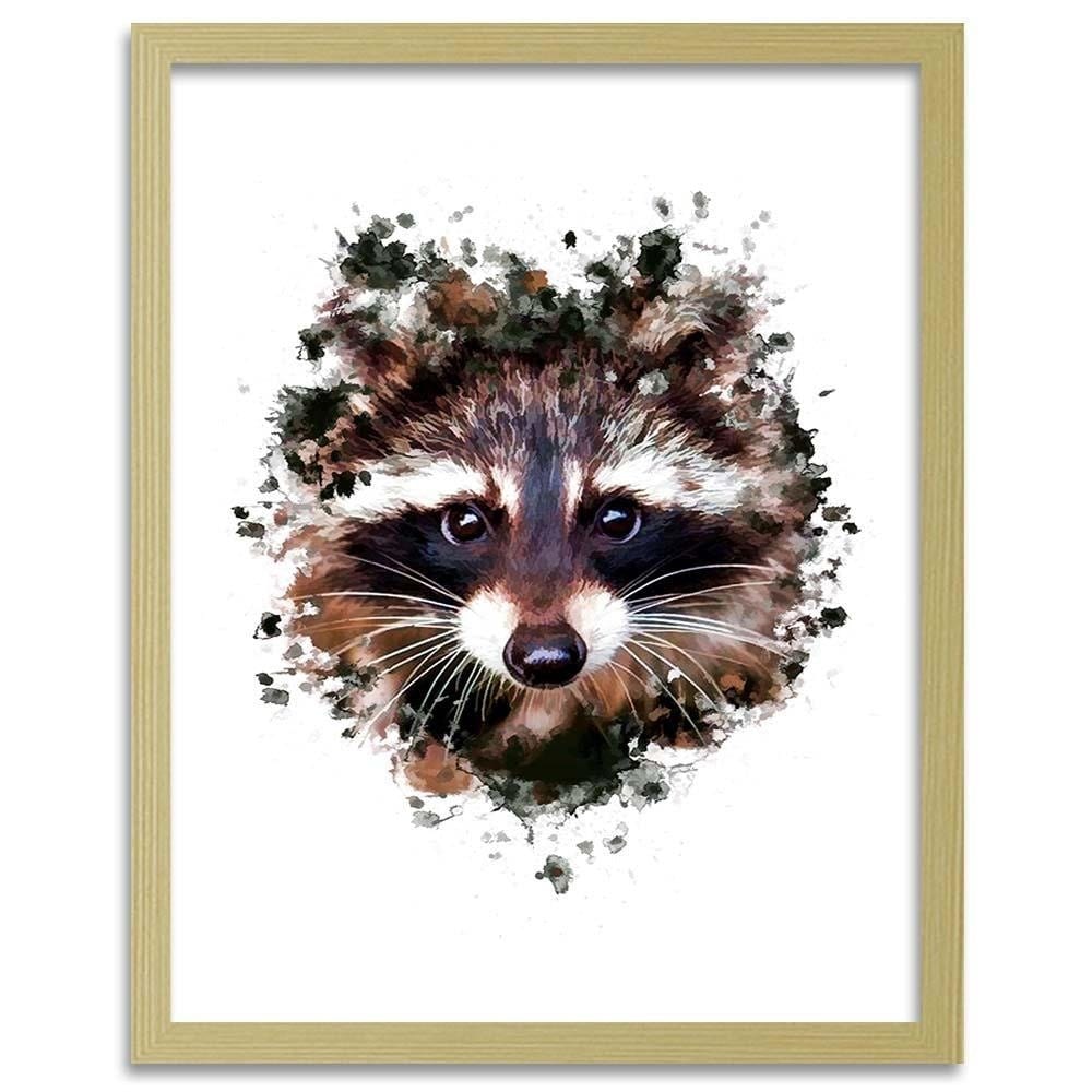Glezna bēšā rāmī - The Raccoon Home Trends DECO