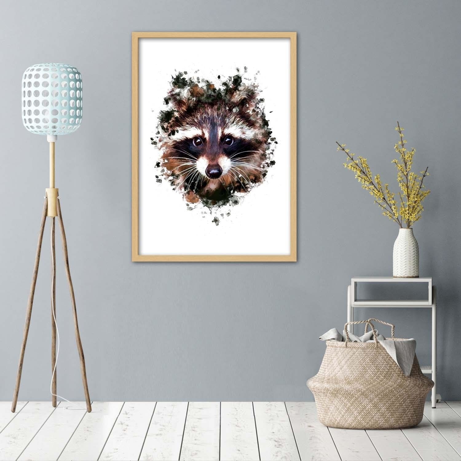 Glezna bēšā rāmī - The Raccoon Home Trends DECO