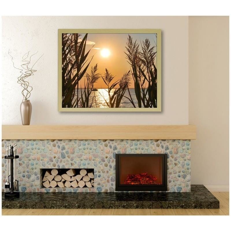 Glezna bēšā rāmī - The sunset at the lake Home Trends DECO