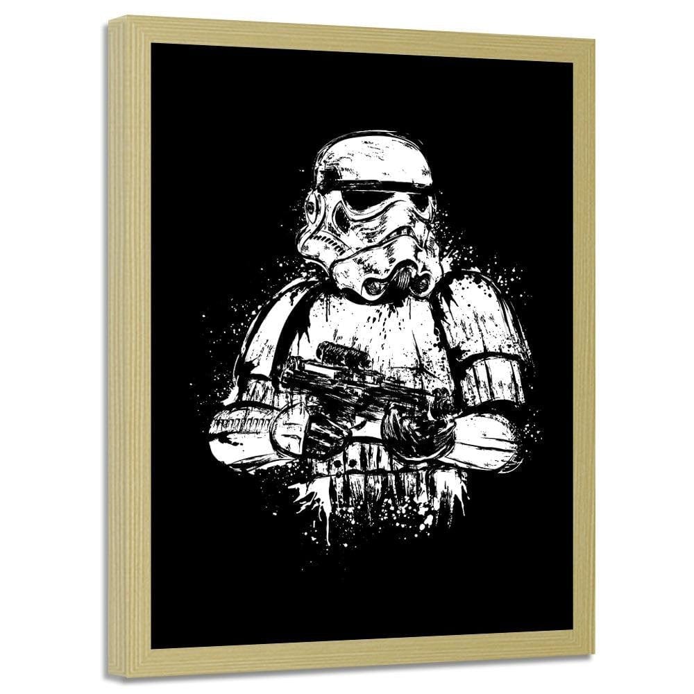 Glezna bēšā rāmī - Trooper Home Trends DECO