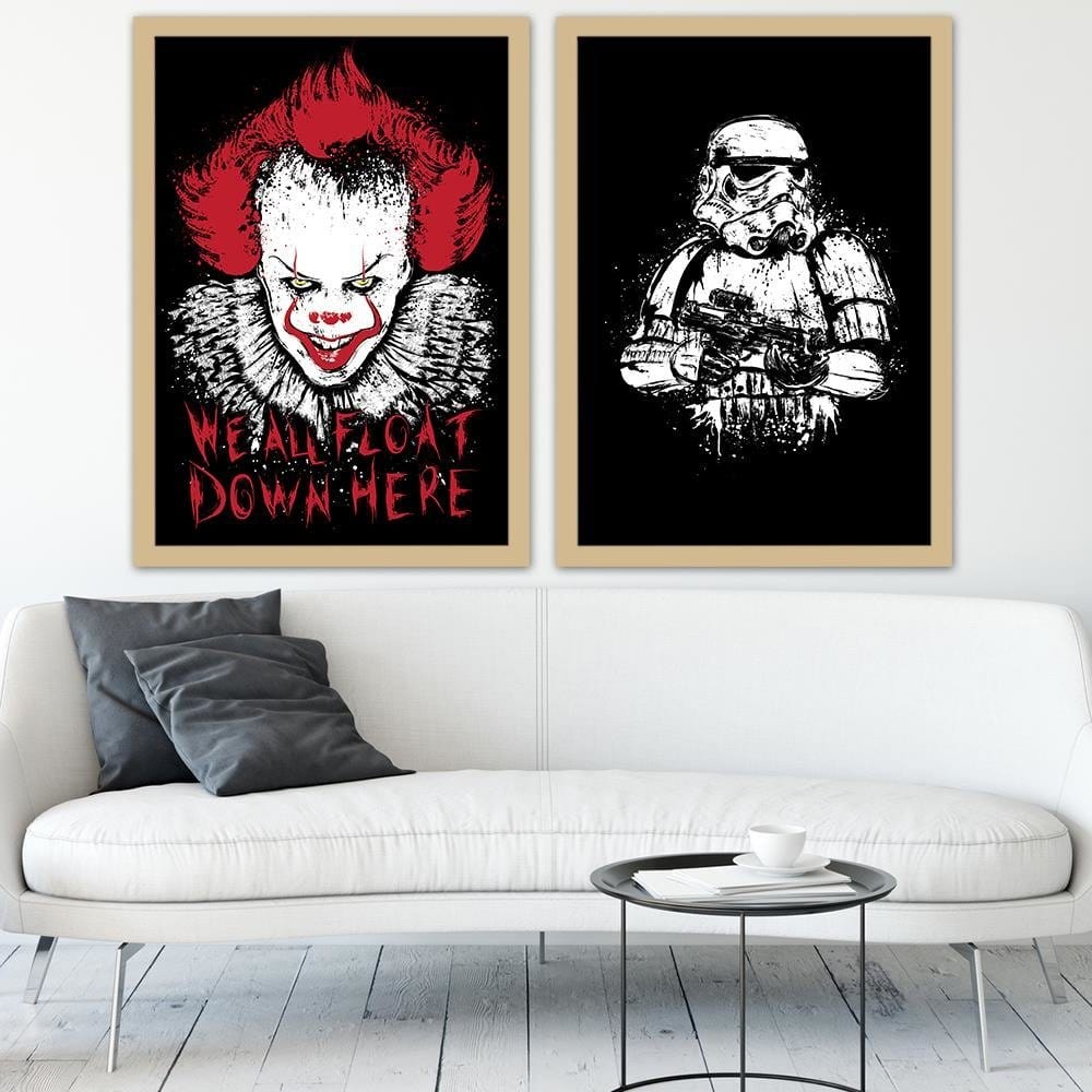 Glezna bēšā rāmī - Trooper Home Trends DECO