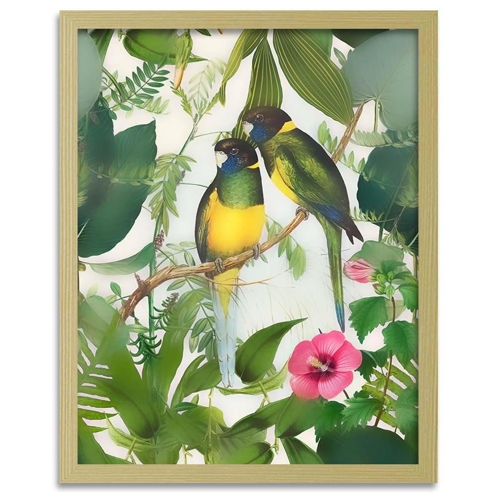 Glezna bēšā rāmī - Two Parrots Home Trends DECO