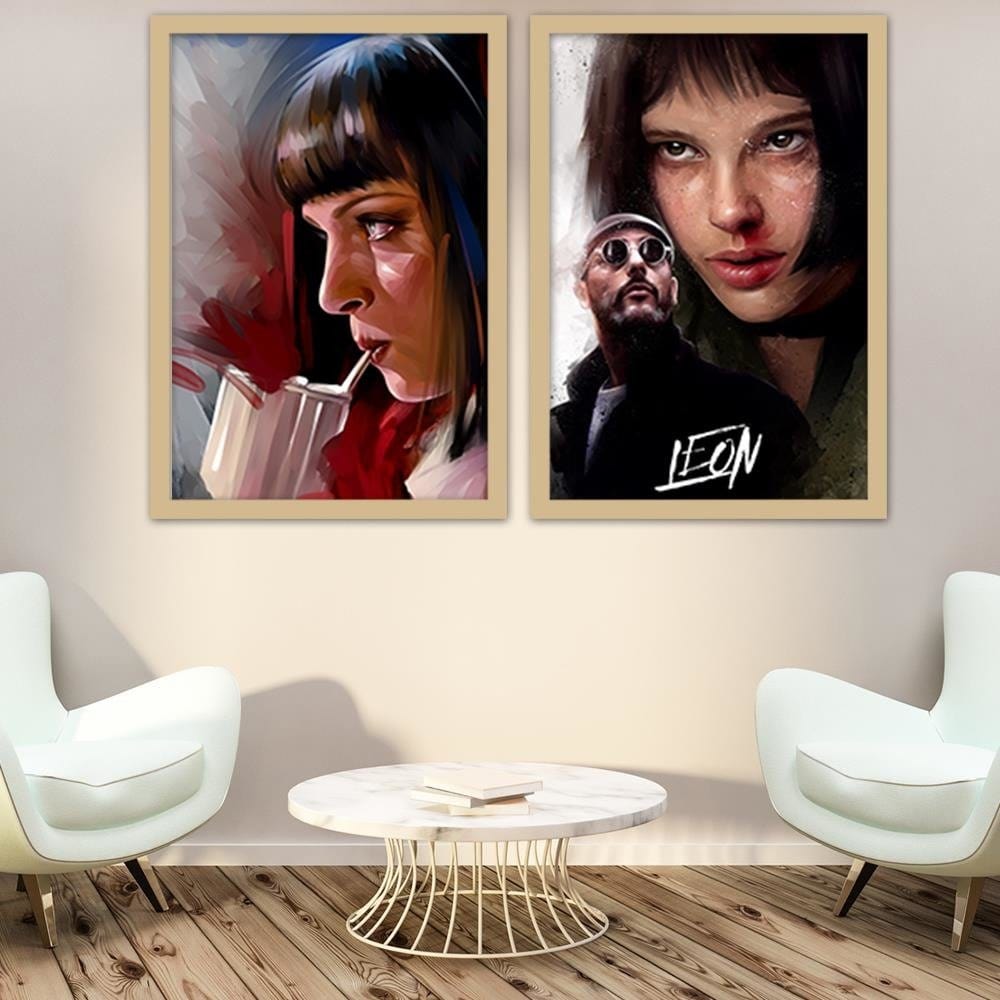 Glezna bēšā rāmī - Uma Home Trends DECO