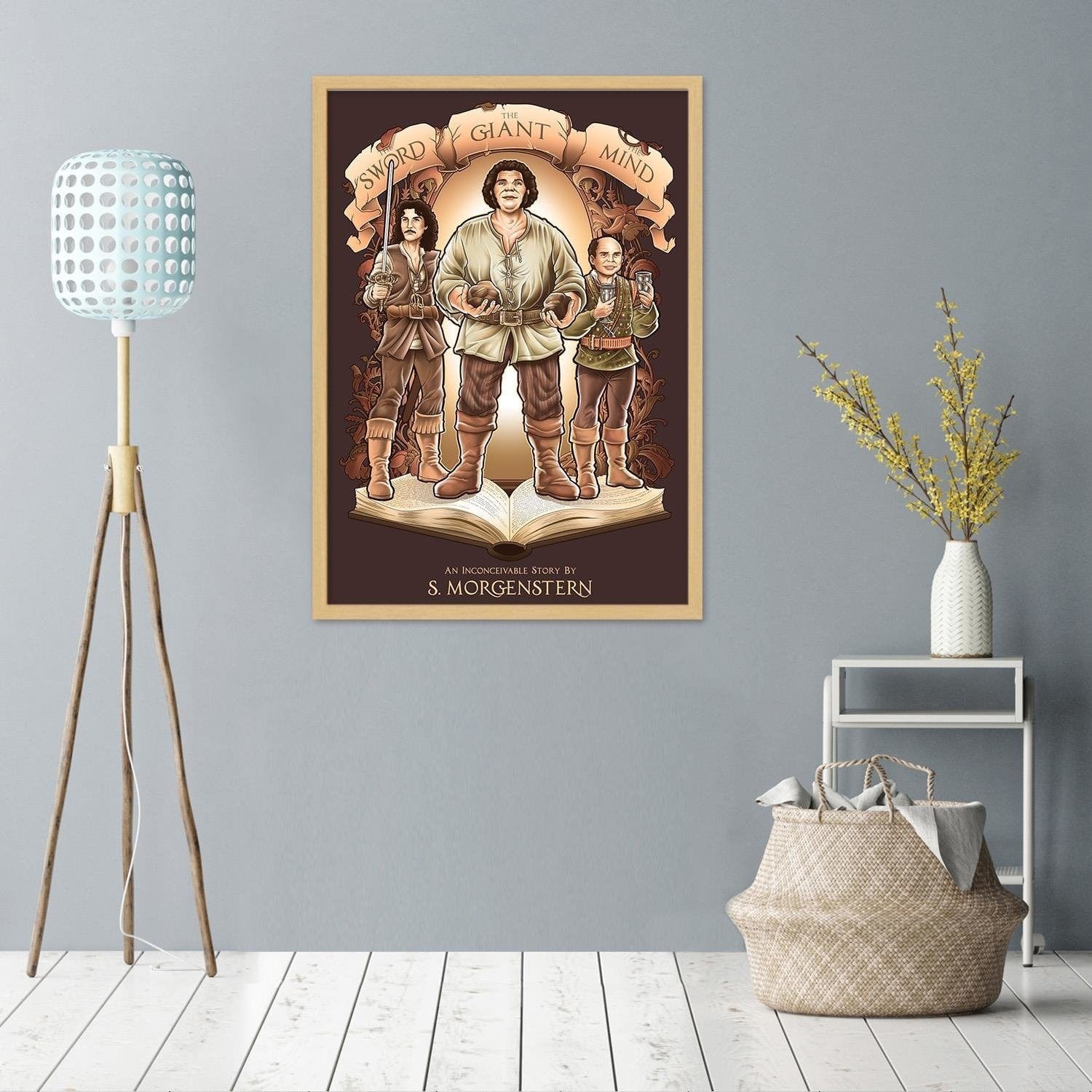 Glezna bēšā rāmī - Villains Home Trends DECO