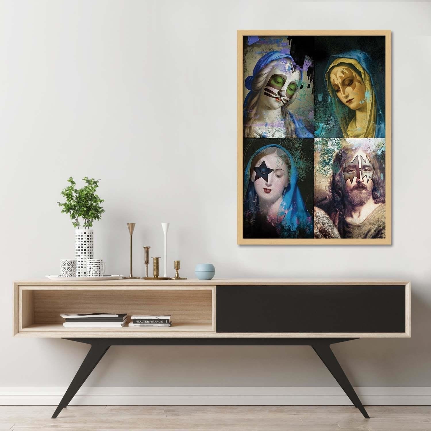 Glezna bēšā rāmī - Visual Art Home Trends DECO