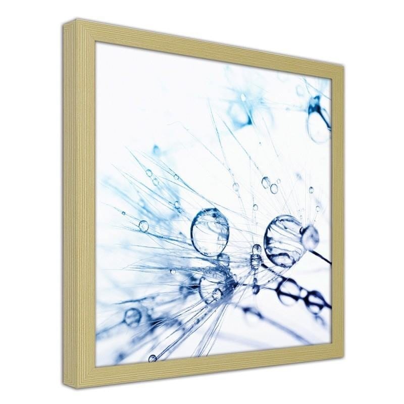 Glezna bēšā rāmī - Water droplets on the blower 2 Home Trends DECO