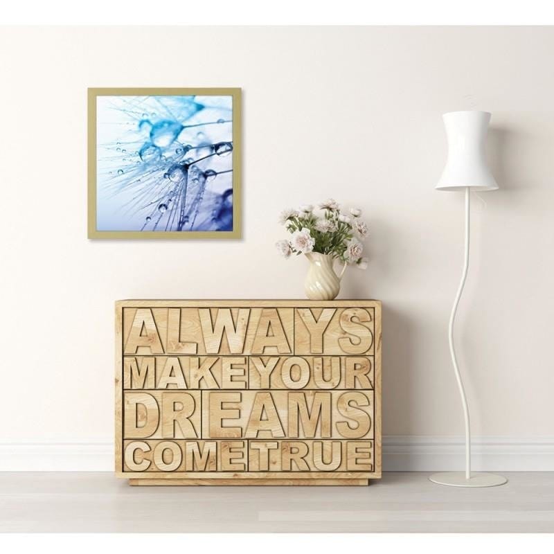 Glezna bēšā rāmī - Water droplets on the blower Home Trends DECO