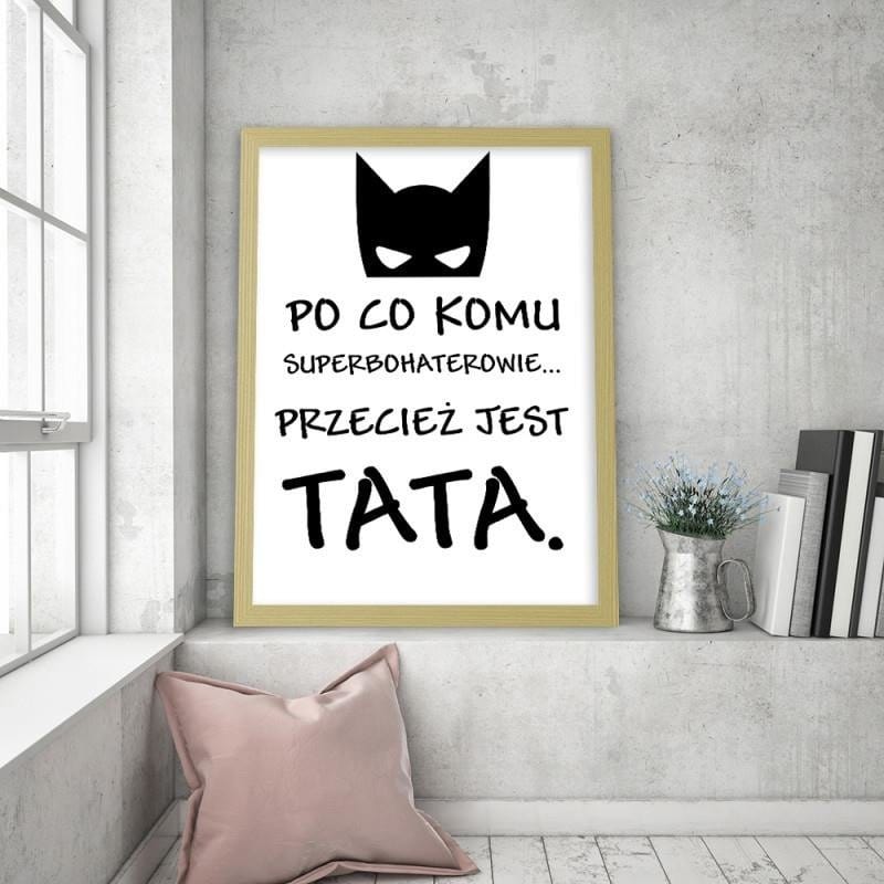 Glezna bēšā rāmī - Why would anyone want superheroes Home Trends DECO