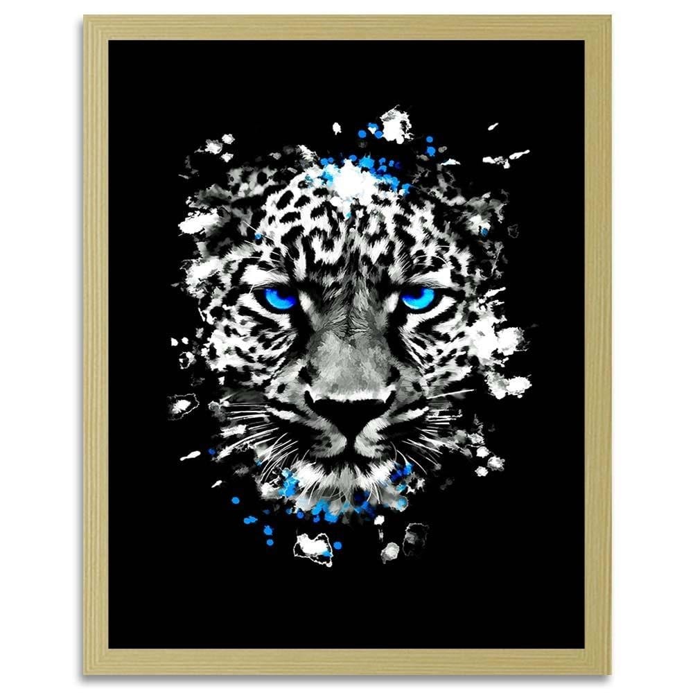 Glezna bēšā rāmī - Wild Leopard Home Trends DECO
