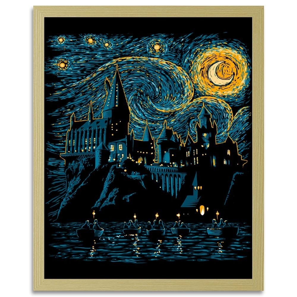 Glezna bēšā rāmī - Wizard School Home Trends DECO