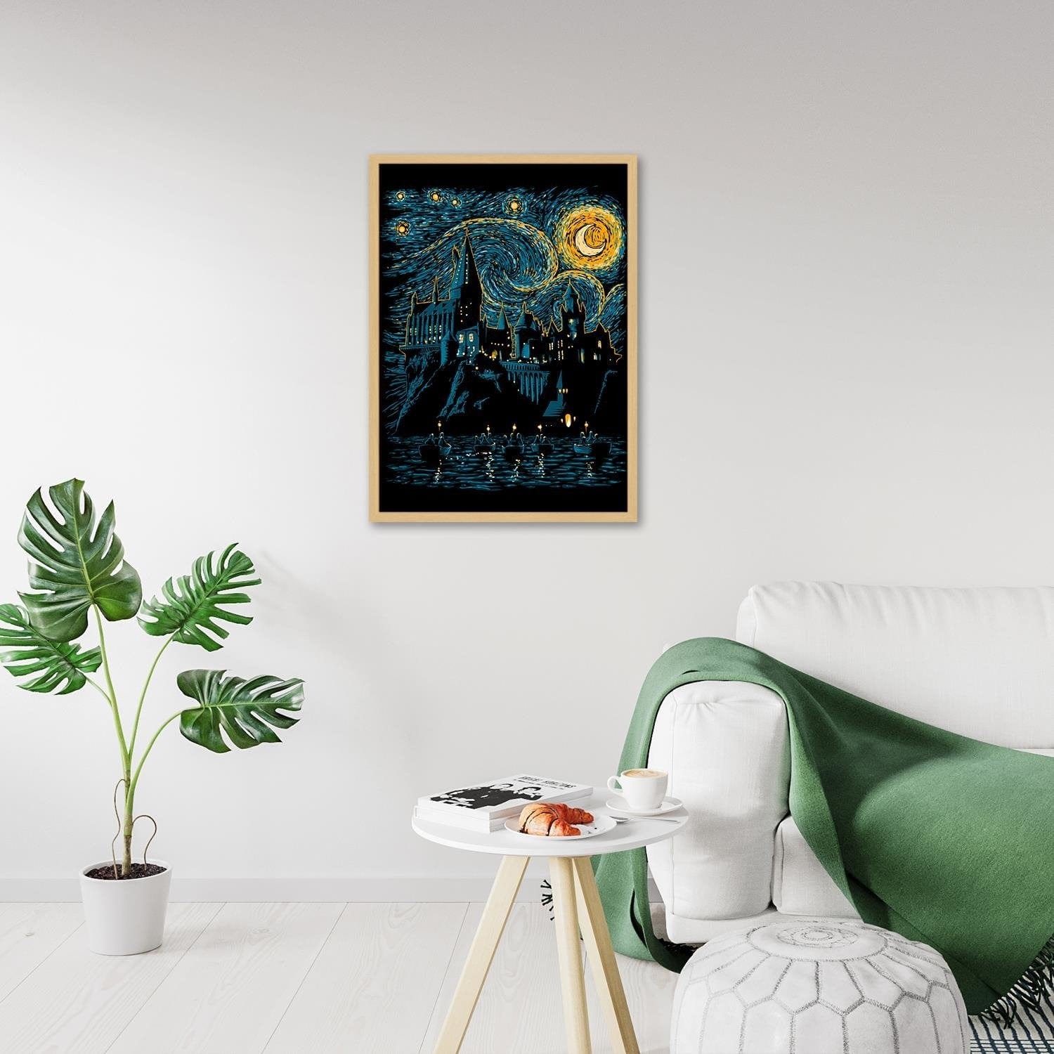 Glezna bēšā rāmī - Wizard School Home Trends DECO