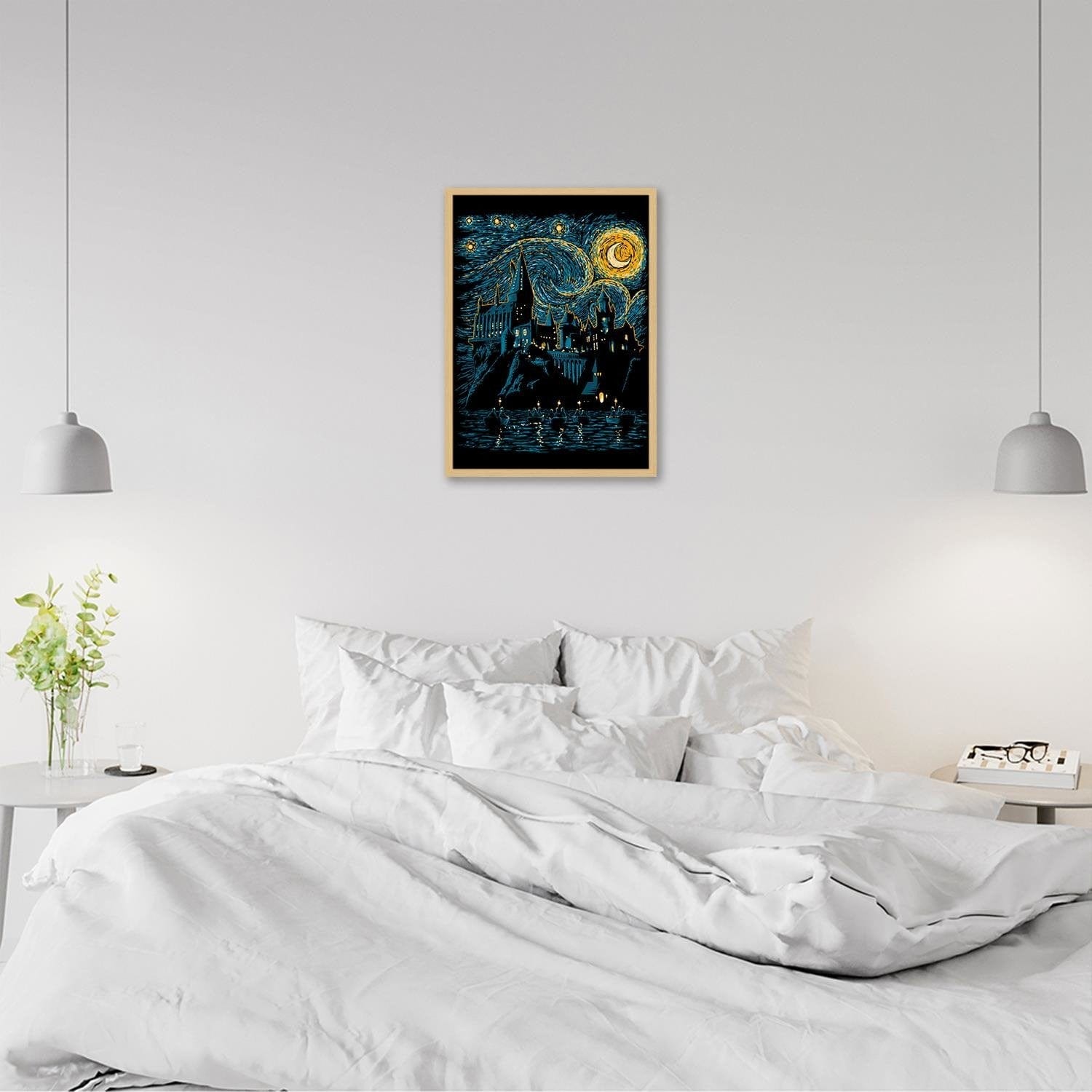 Glezna bēšā rāmī - Wizard School Home Trends DECO