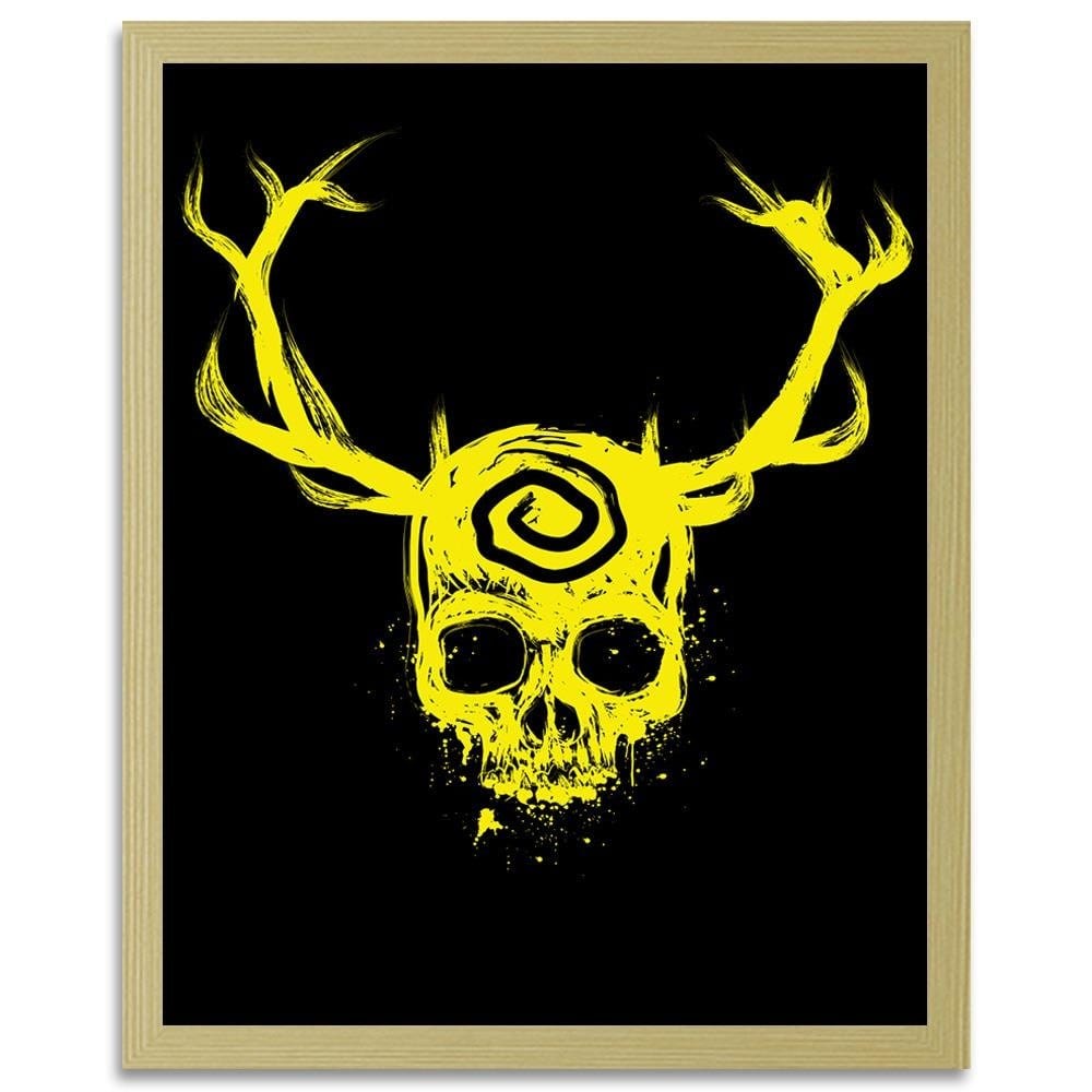 Glezna bēšā rāmī - Yellow King Yellow Home Trends DECO