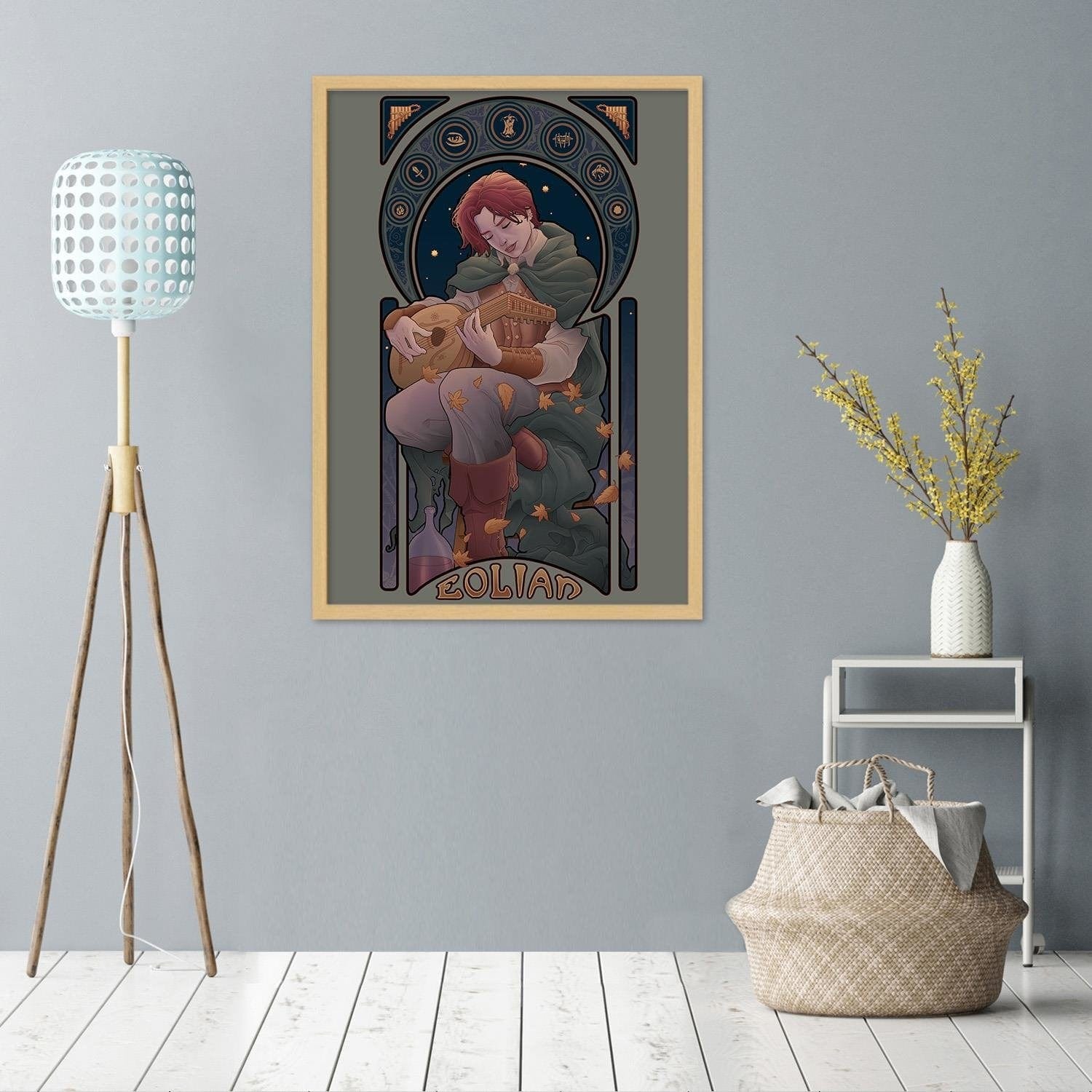 Glezna bēšā rāmī - Young Musician Home Trends DECO