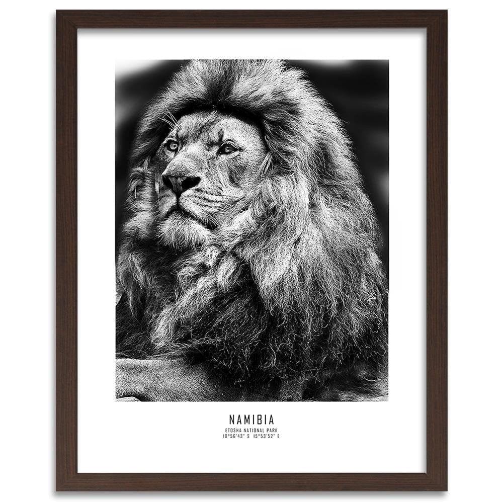 Glezna brūnā rāmī - A Symbol Of Africa Home Trends DECO