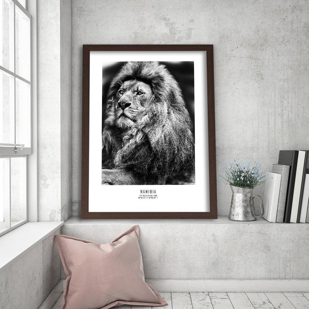 Glezna brūnā rāmī - A Symbol Of Africa Home Trends DECO