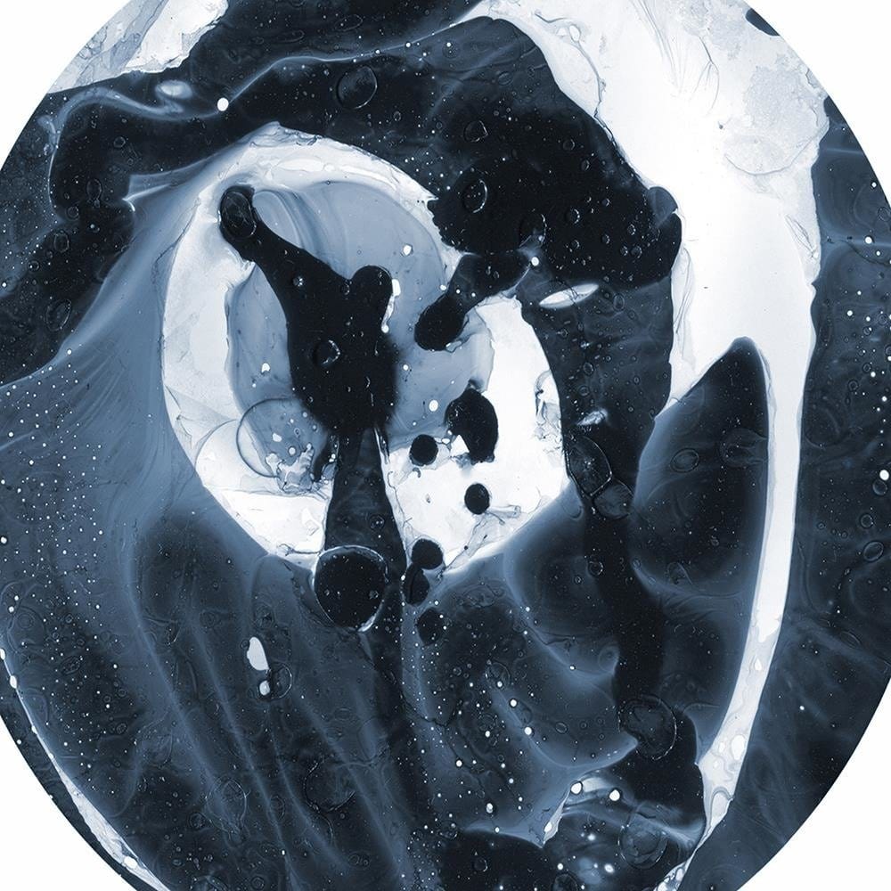 Glezna brūnā rāmī - Abstract Circle Home Trends DECO