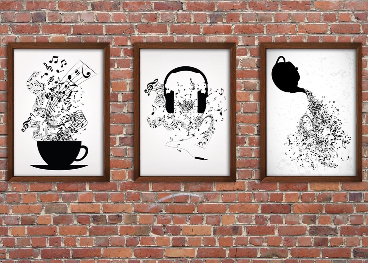 Glezna brūnā rāmī - Abstract Home Trends DECO