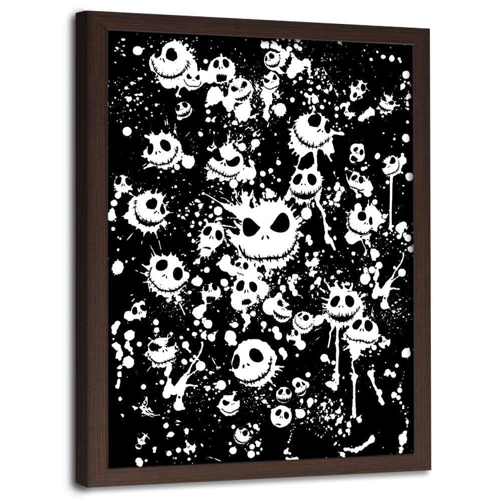 Glezna brūnā rāmī - Abstract Home Trends DECO