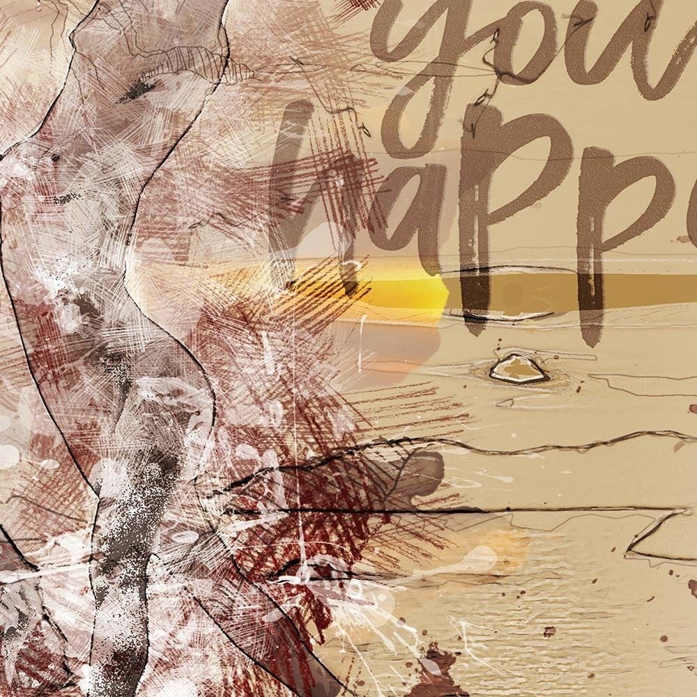 Glezna brūnā rāmī - Abstract Silhouette Of A Woman Home Trends DECO