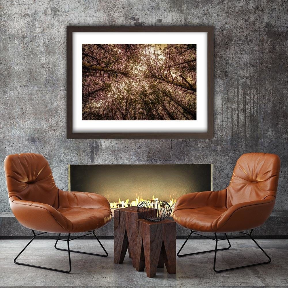 Glezna brūnā rāmī - Among The Trees Home Trends DECO