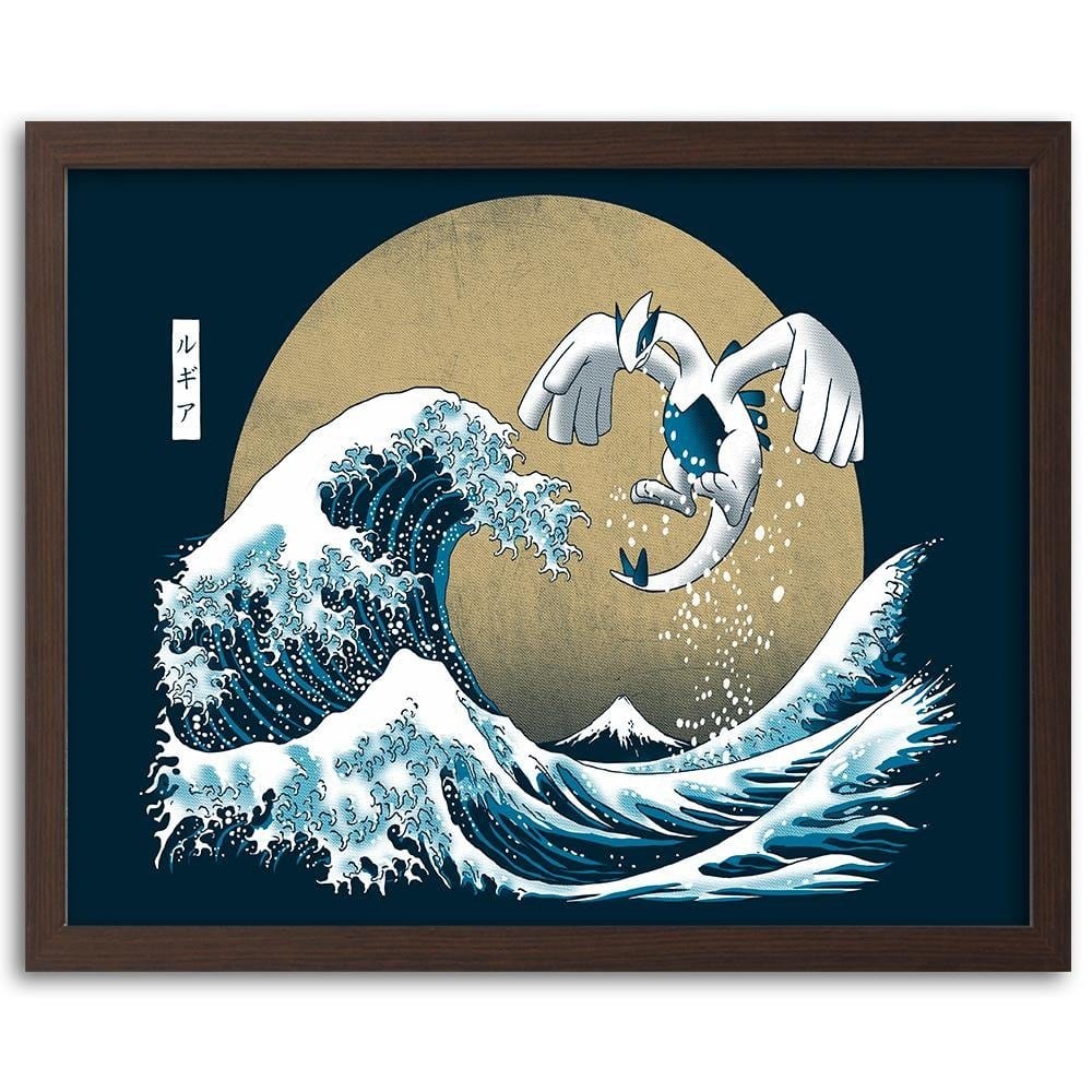 Glezna brūnā rāmī - Anime Fan Art Home Trends DECO