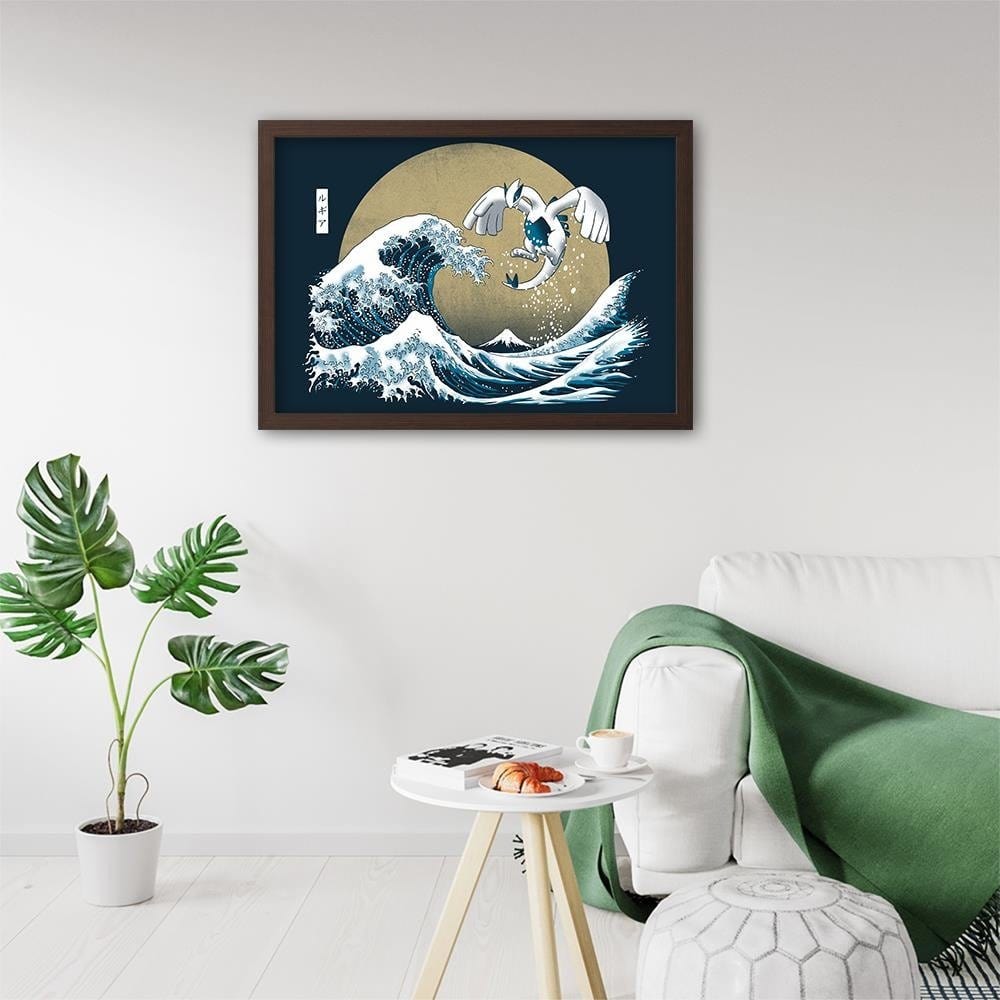 Glezna brūnā rāmī - Anime Fan Art Home Trends DECO