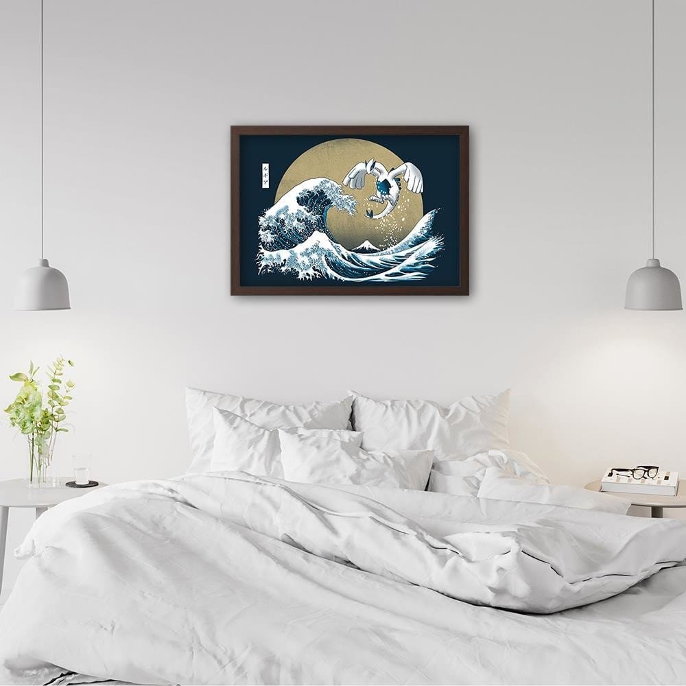 Glezna brūnā rāmī - Anime Fan Art Home Trends DECO