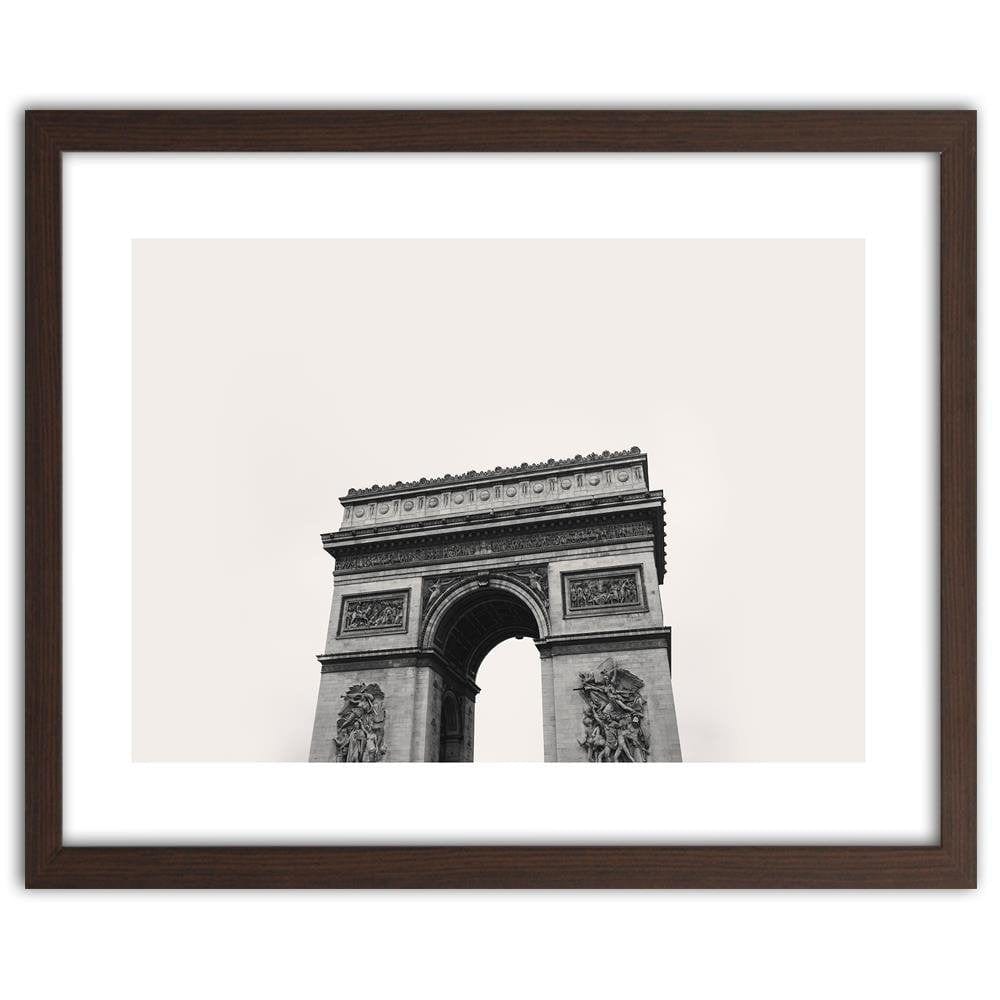 Glezna brūnā rāmī - Arc De Triomphe Home Trends DECO