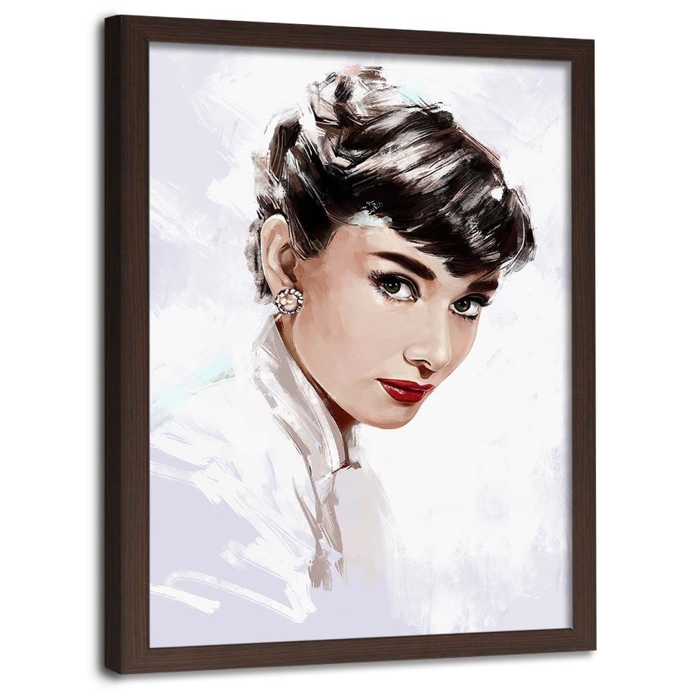 Glezna brūnā rāmī - Audrey Home Trends DECO