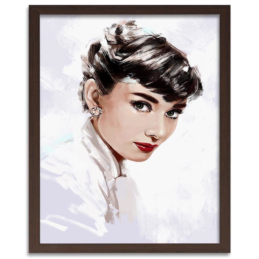 Glezna brūnā rāmī - Audrey Home Trends DECO