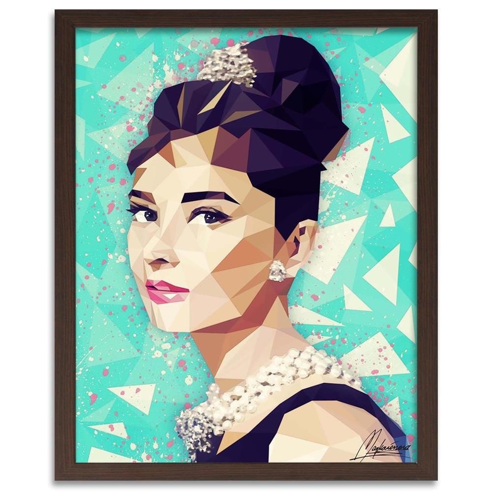 Glezna brūnā rāmī - Audrey Home Trends DECO
