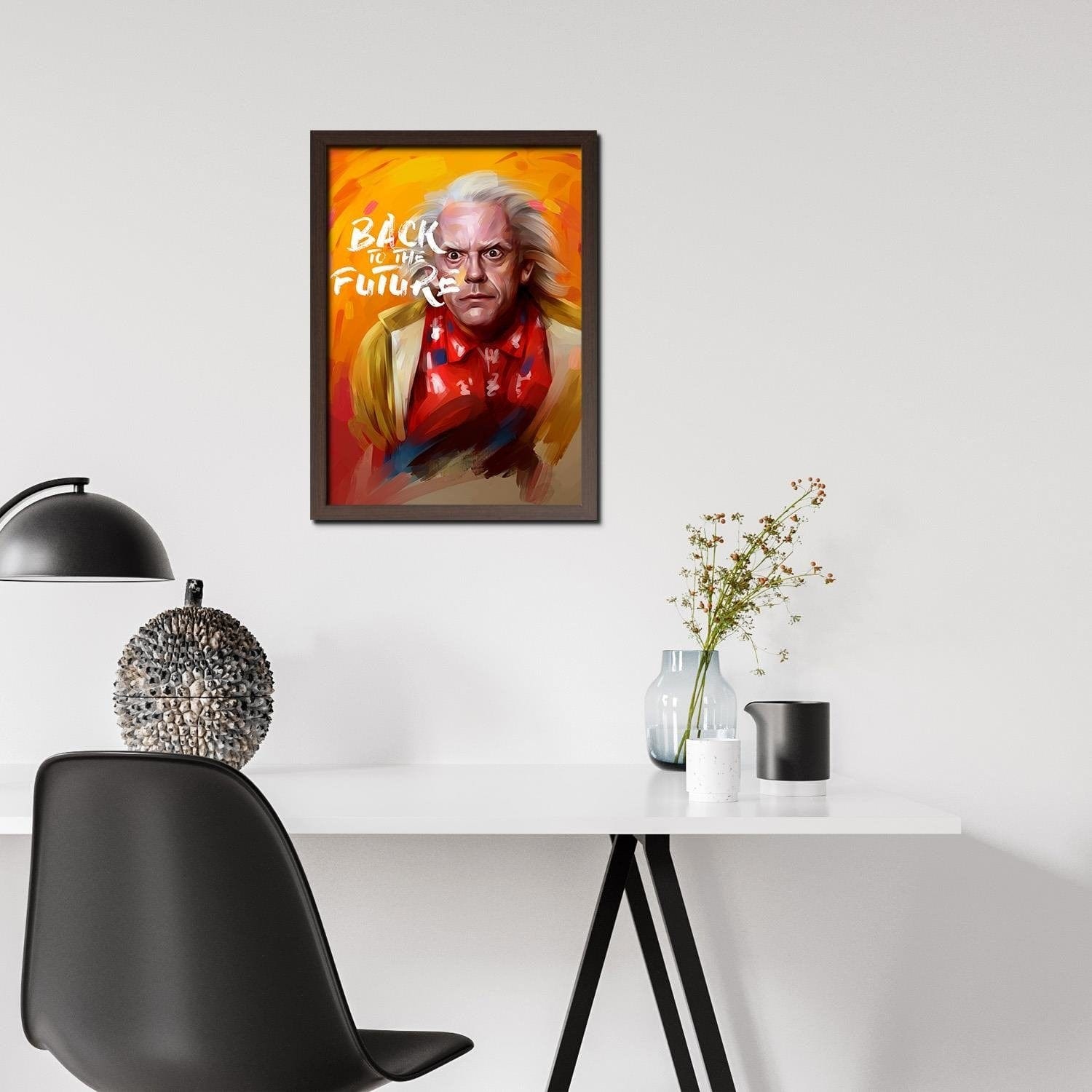 Glezna brūnā rāmī - Back To The Future 1 Home Trends DECO