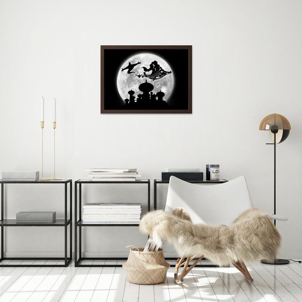Glezna brūnā rāmī - Baghdad Home Trends DECO