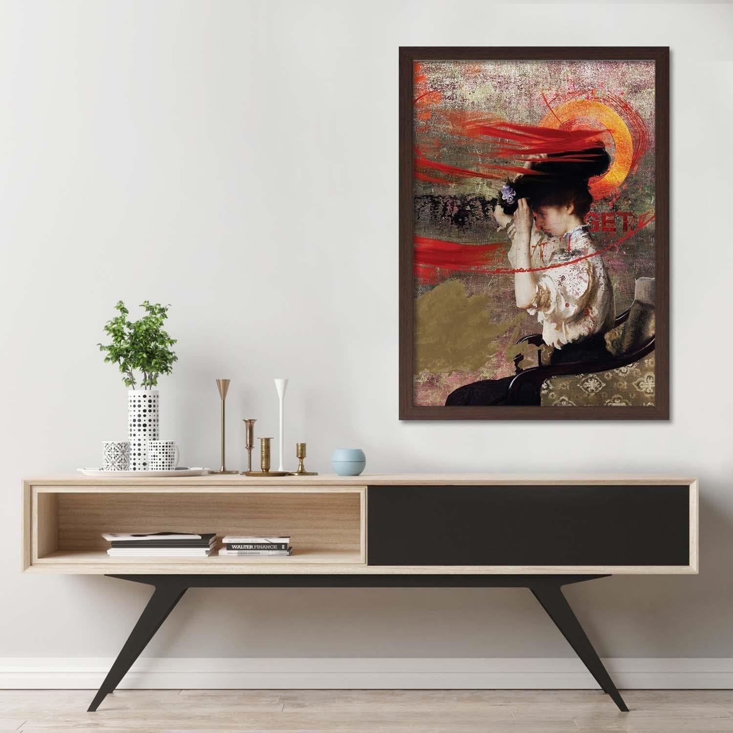 Glezna brūnā rāmī - Baroque Home Trends DECO