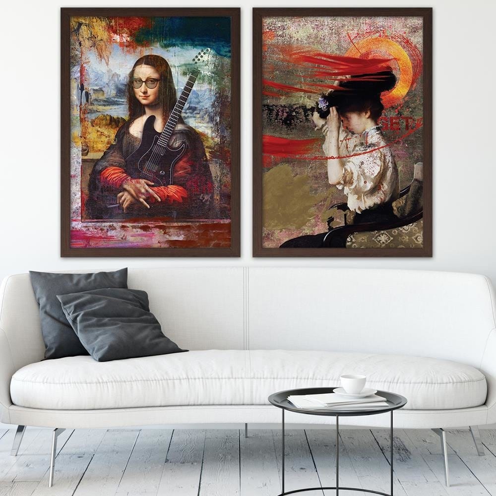 Glezna brūnā rāmī - Baroque Home Trends DECO