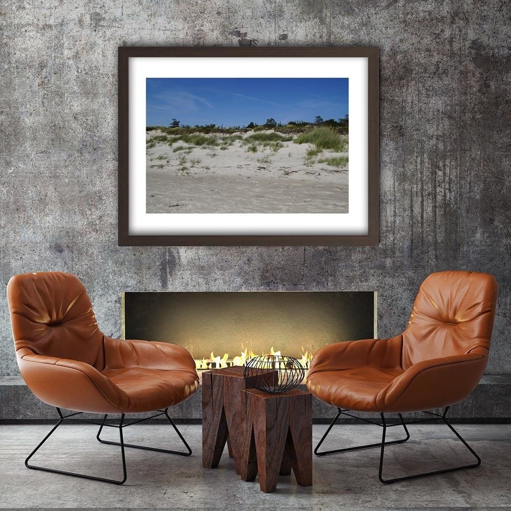 Glezna brūnā rāmī - Beach And Dunes Home Trends DECO