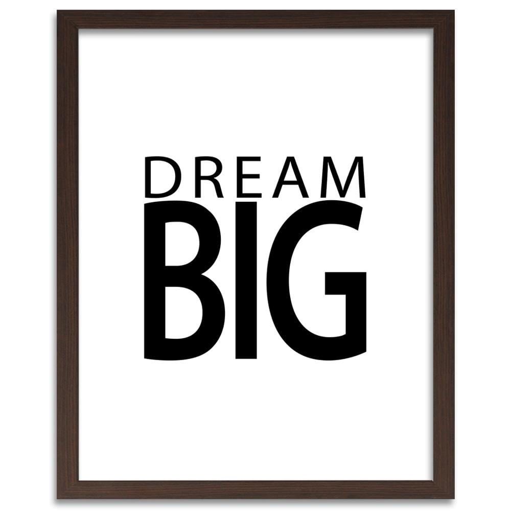 Glezna brūnā rāmī - Big Dreams Home Trends DECO
