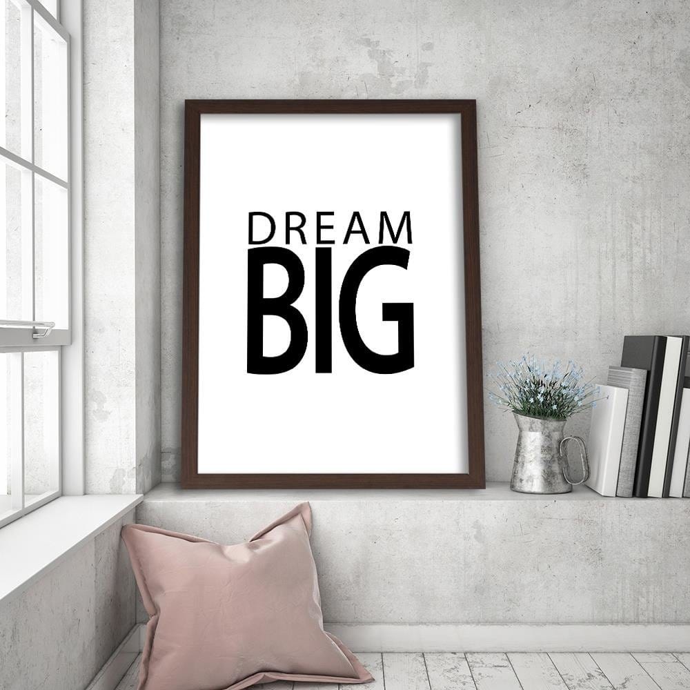 Glezna brūnā rāmī - Big Dreams Home Trends DECO