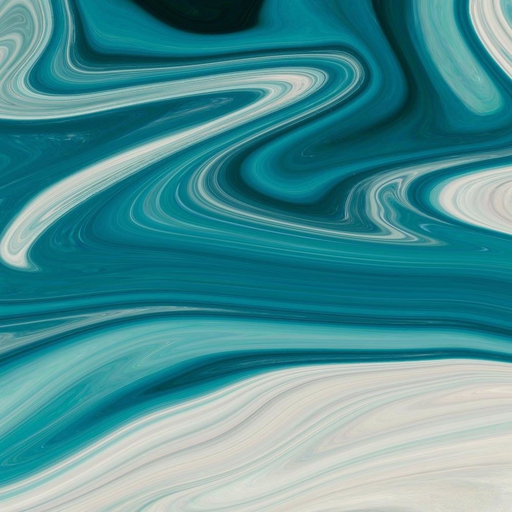 Glezna brūnā rāmī - Blue Abstraction Home Trends DECO