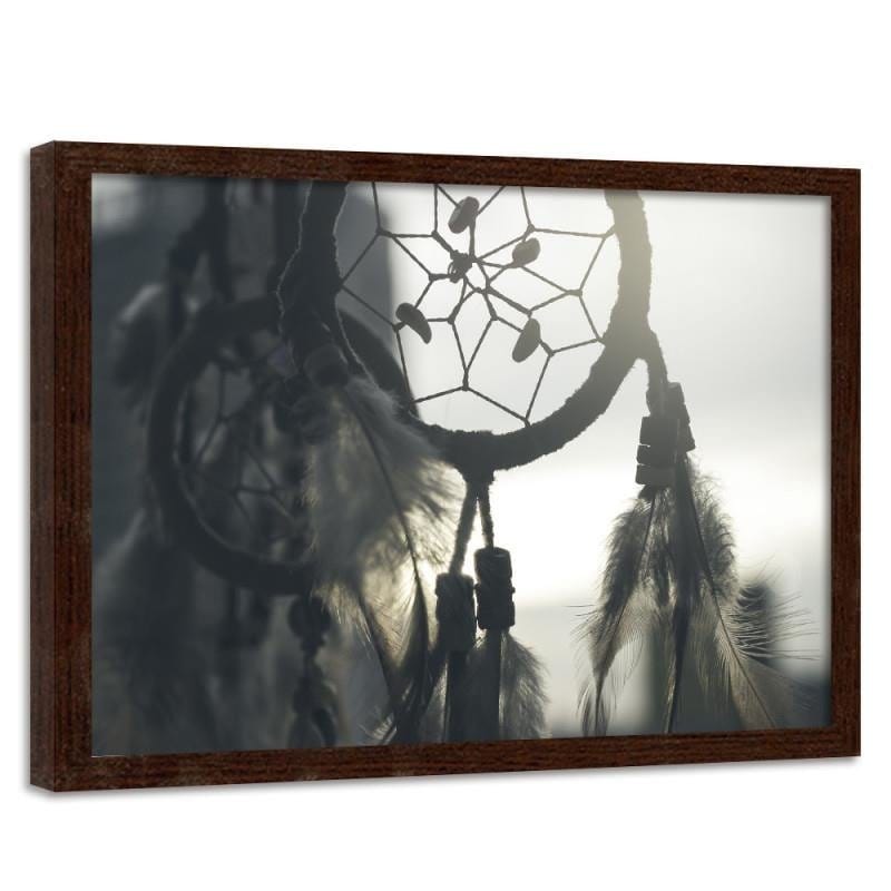 Glezna brūnā rāmī - Boho decorations 2 Home Trends DECO