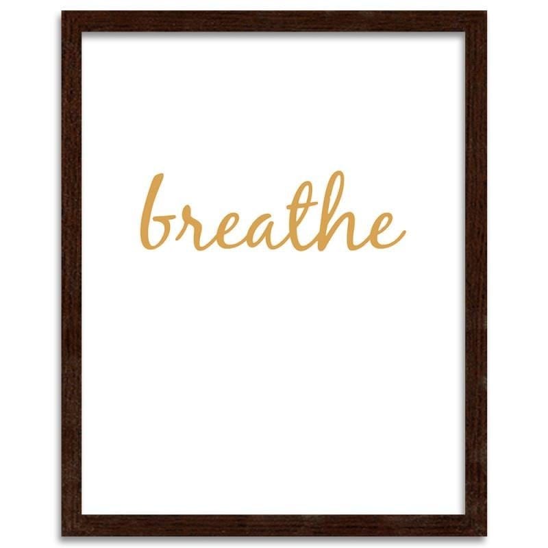 Glezna brūnā rāmī - Breathe 5 Home Trends DECO