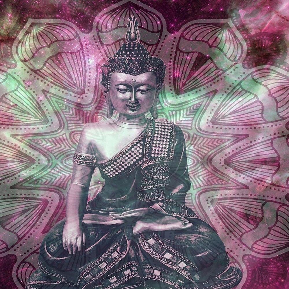 Glezna brūnā rāmī - Buddha Abstraction Home Trends DECO