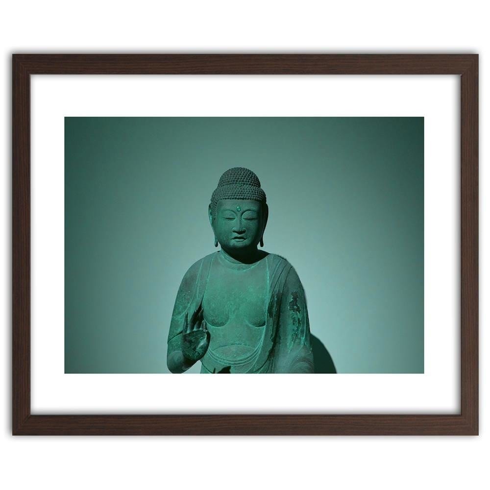Glezna brūnā rāmī - Buddha In The Shade Home Trends DECO